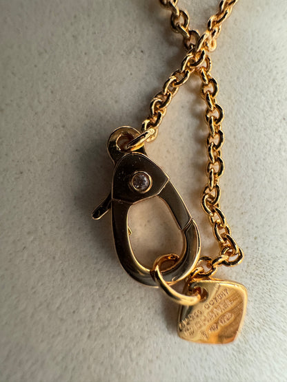 CHANEL Coco Crush 項鏈 米金色