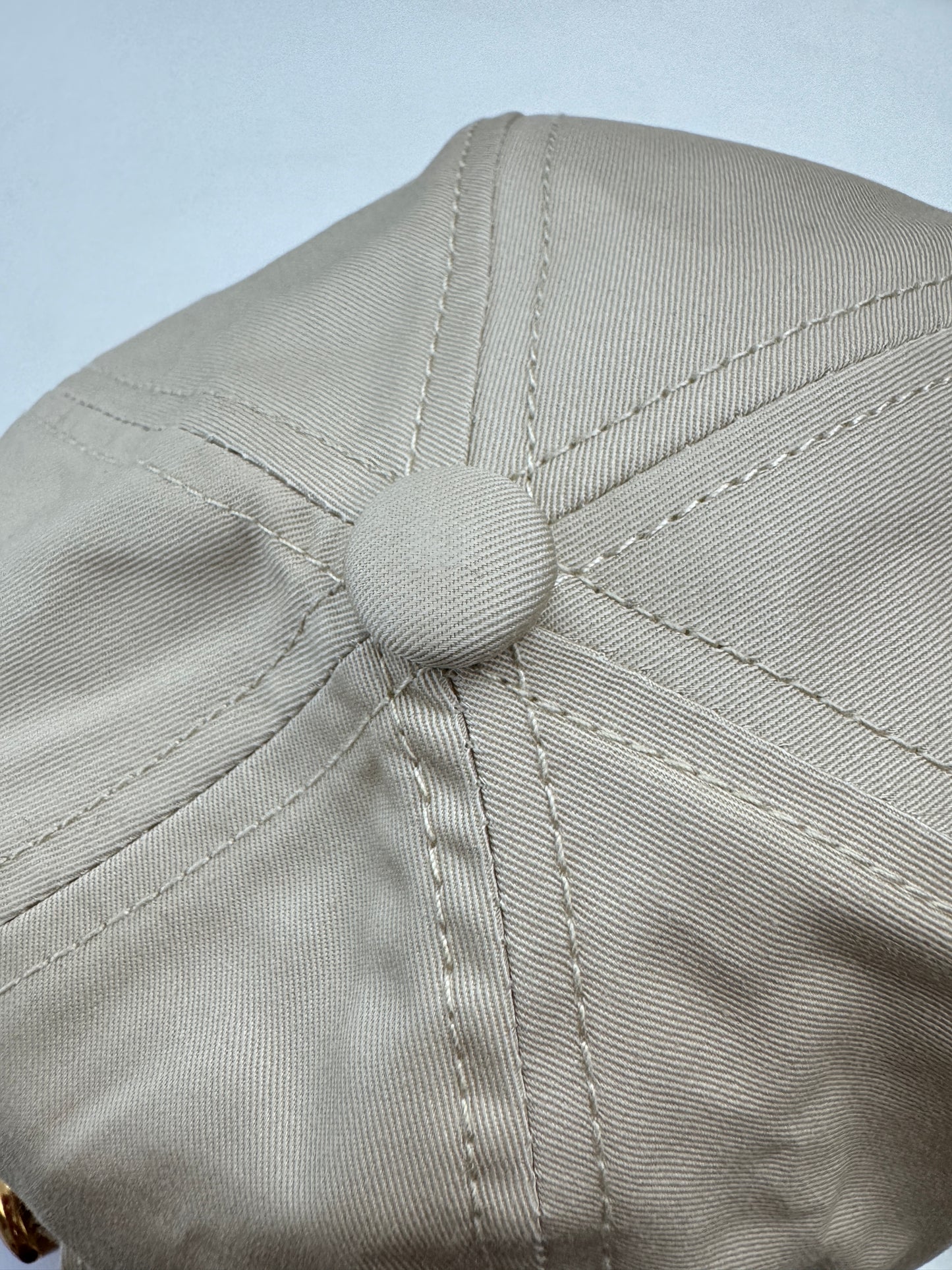 CELINE 凱旋門棒球帽 香草淺杏色