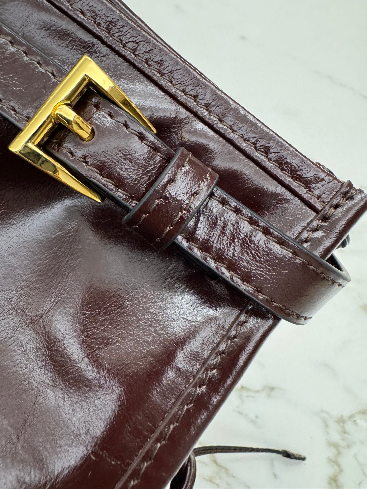 PRADA Bonnie XL Dark Brown (Lux Soft)