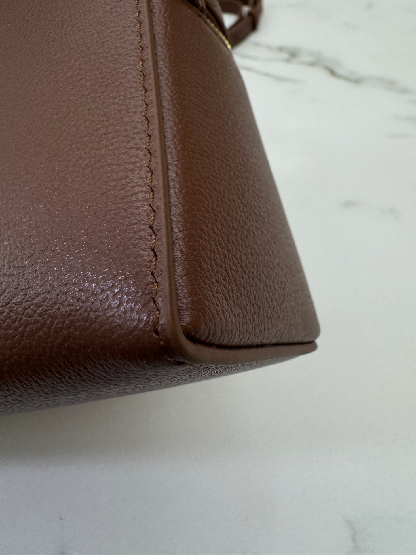 LORO PIANA Extra Bag 23 焦糖棕色