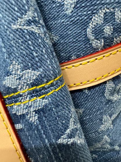 LV Carryall MM 深藍牛仔