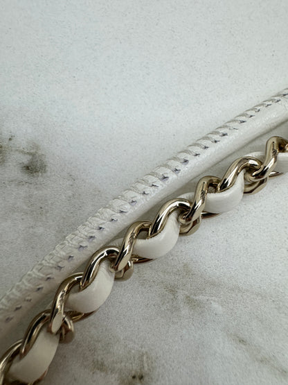 CHANEL Mini 31Bag 油蠟羊皮 白色 新版