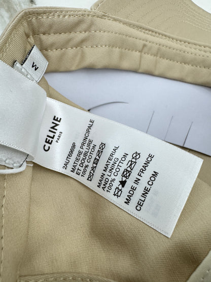 CELINE 凱旋門棒球帽 香草淺杏色