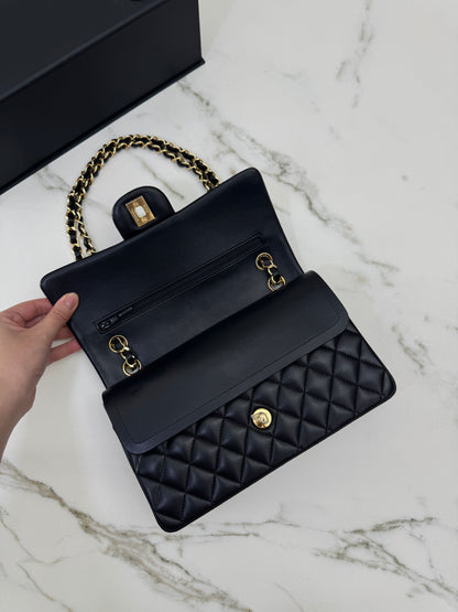 CHANEL CF25 Medium 黑金羊