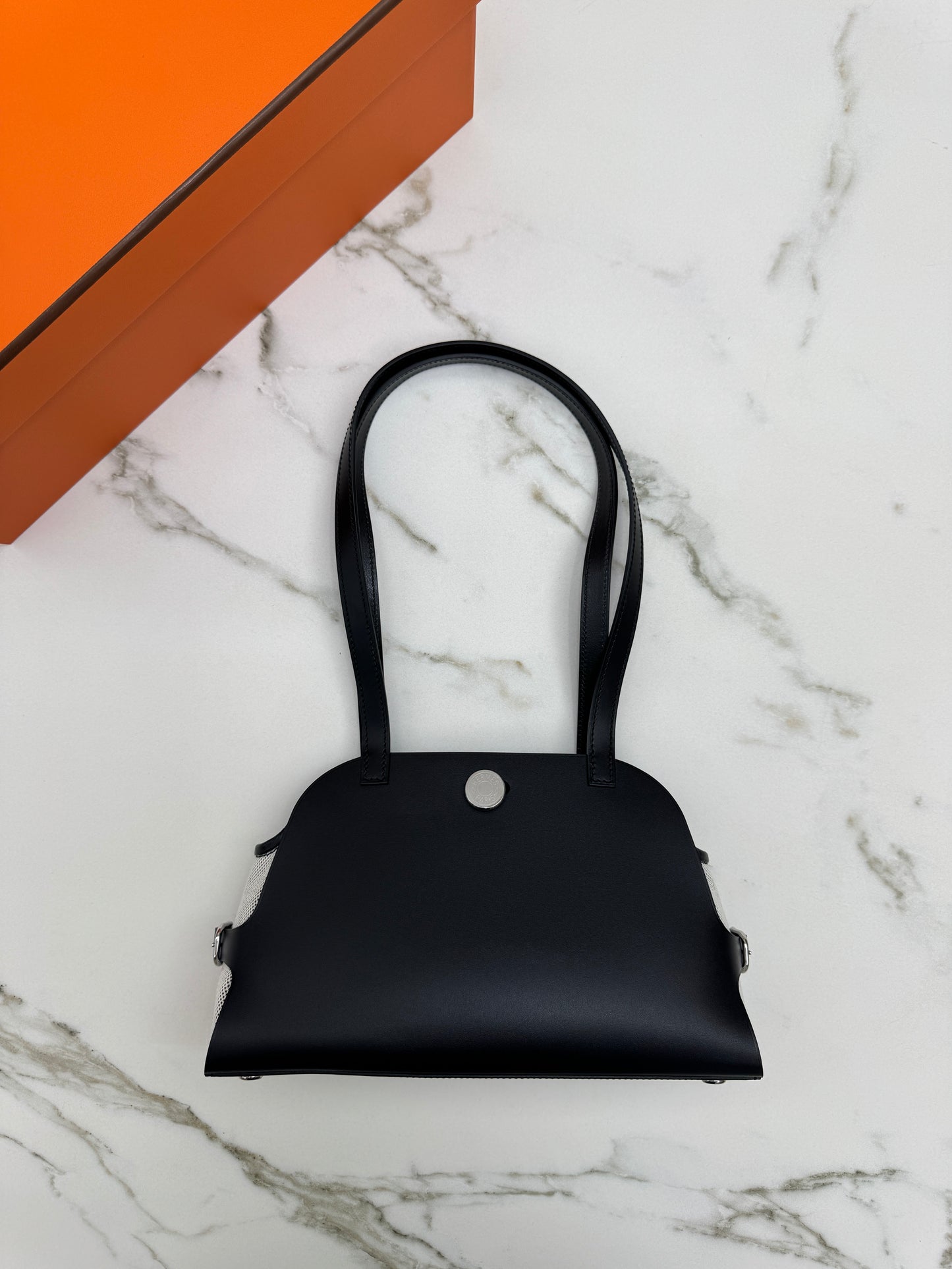 HERMES Tablier 熊貓色