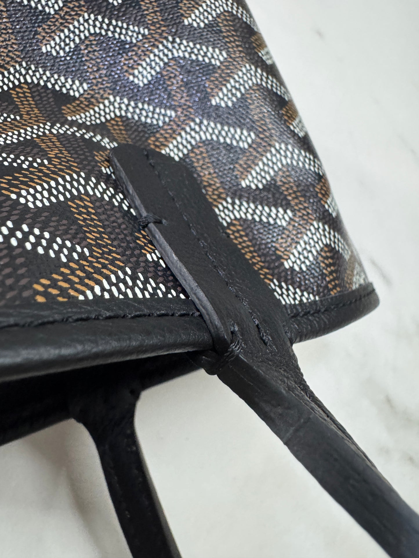 GOYARD 雙面皮款 迷你托特包 Anjour Tote Mini Black