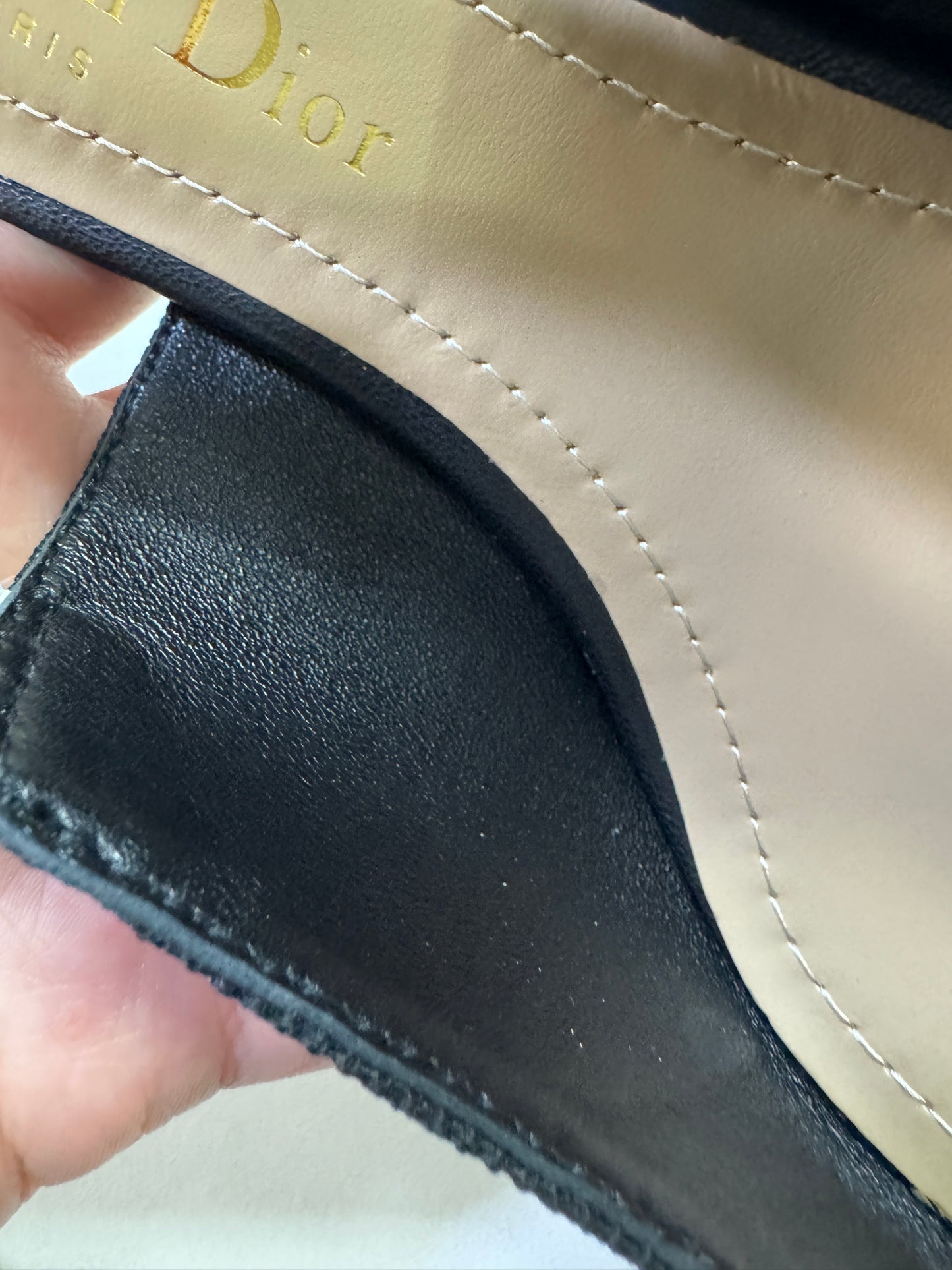 DIOR J'adior 科技布貓跟鞋