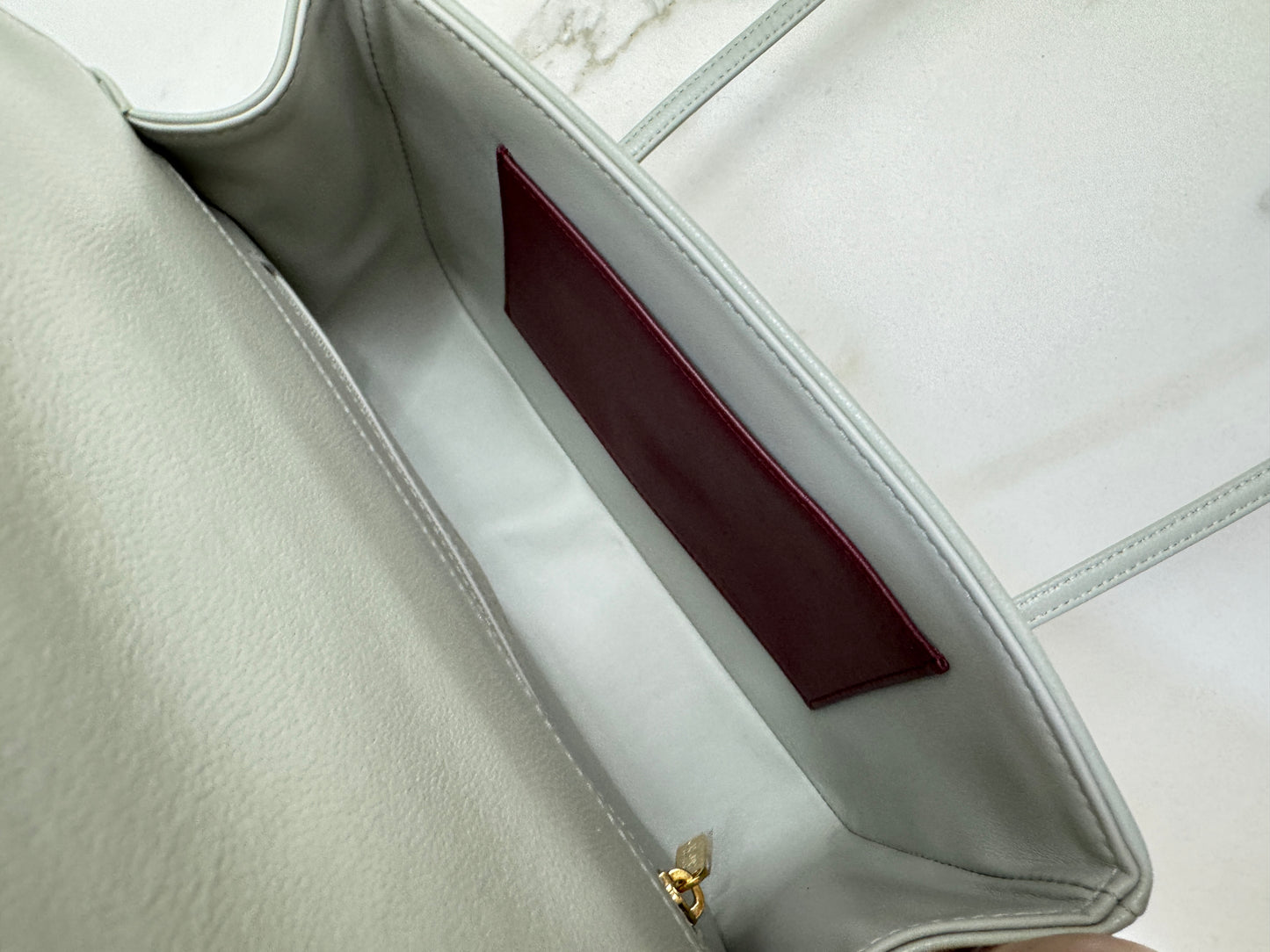 CHANEL Preppy Coco 灰綠色 Small