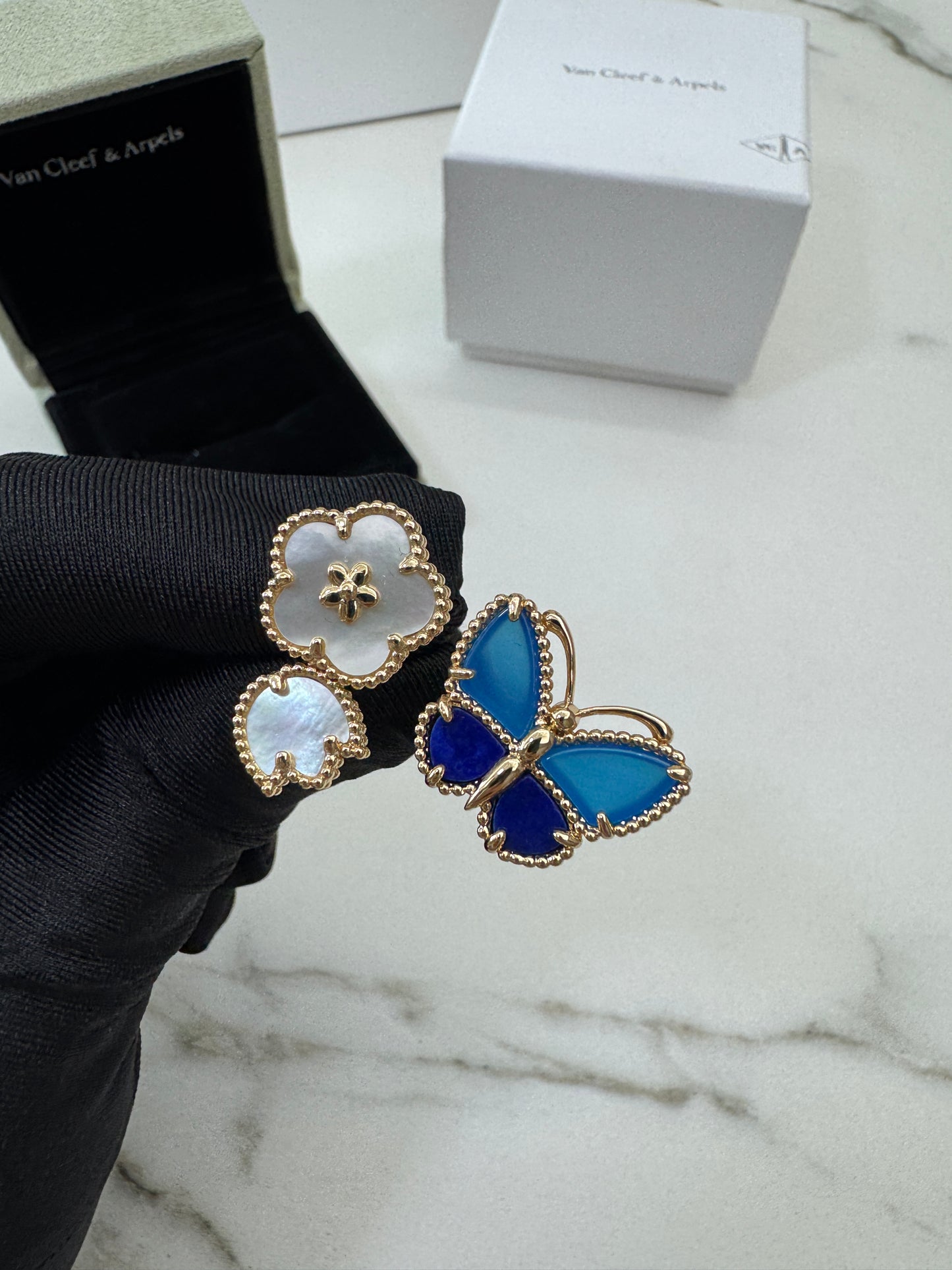 VCA Lucky Spring Ring 蝴蝶指間戒