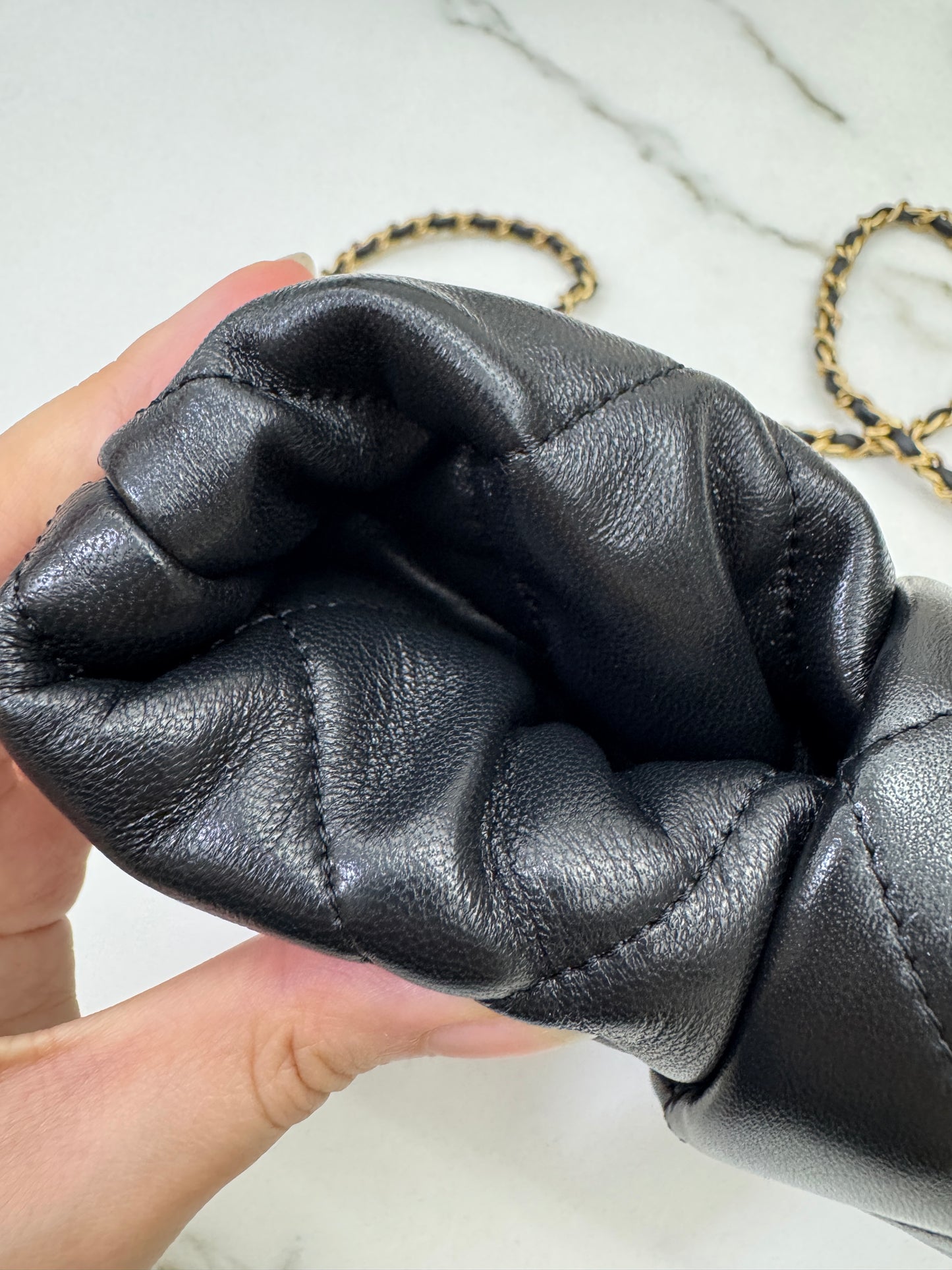 CHANEL 25K Mini 蝴蝶結包 綿羊皮