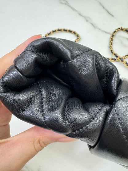 CHANEL 25K Mini 蝴蝶結包 綿羊皮