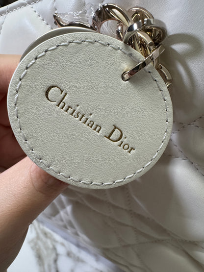 DIOR 全皮 Book Tote 奶白色小號