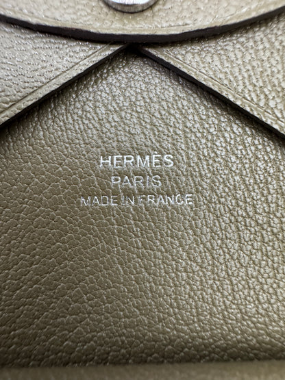 HERMES Calvi Duo 大象灰山羊皮 Etoupe Chevre Mysore