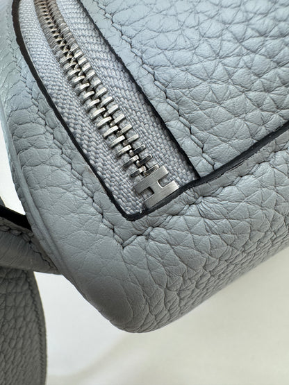 HERMES Mini Lindy II 木偶灰銀扣 TC Gris Platin PHW