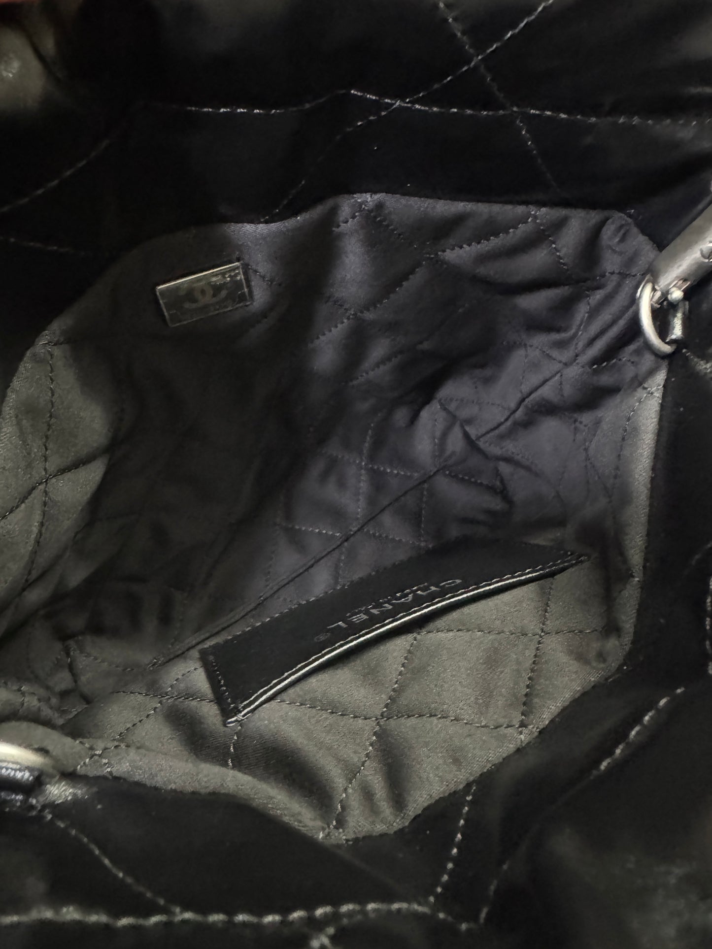 CHANEL 22 Bag Mini 黑銀