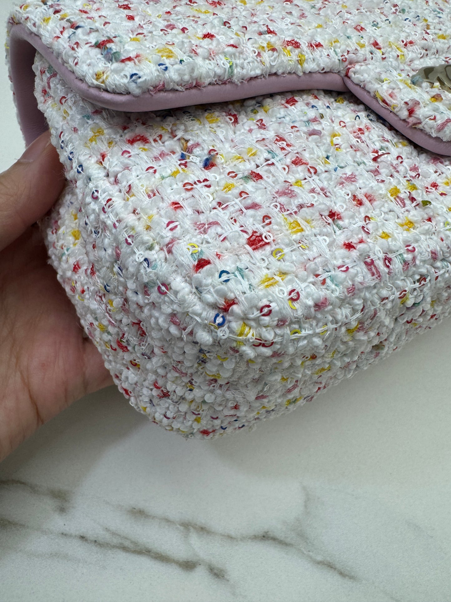 CHANEL 25P Mini CF20 毛呢 Tweed