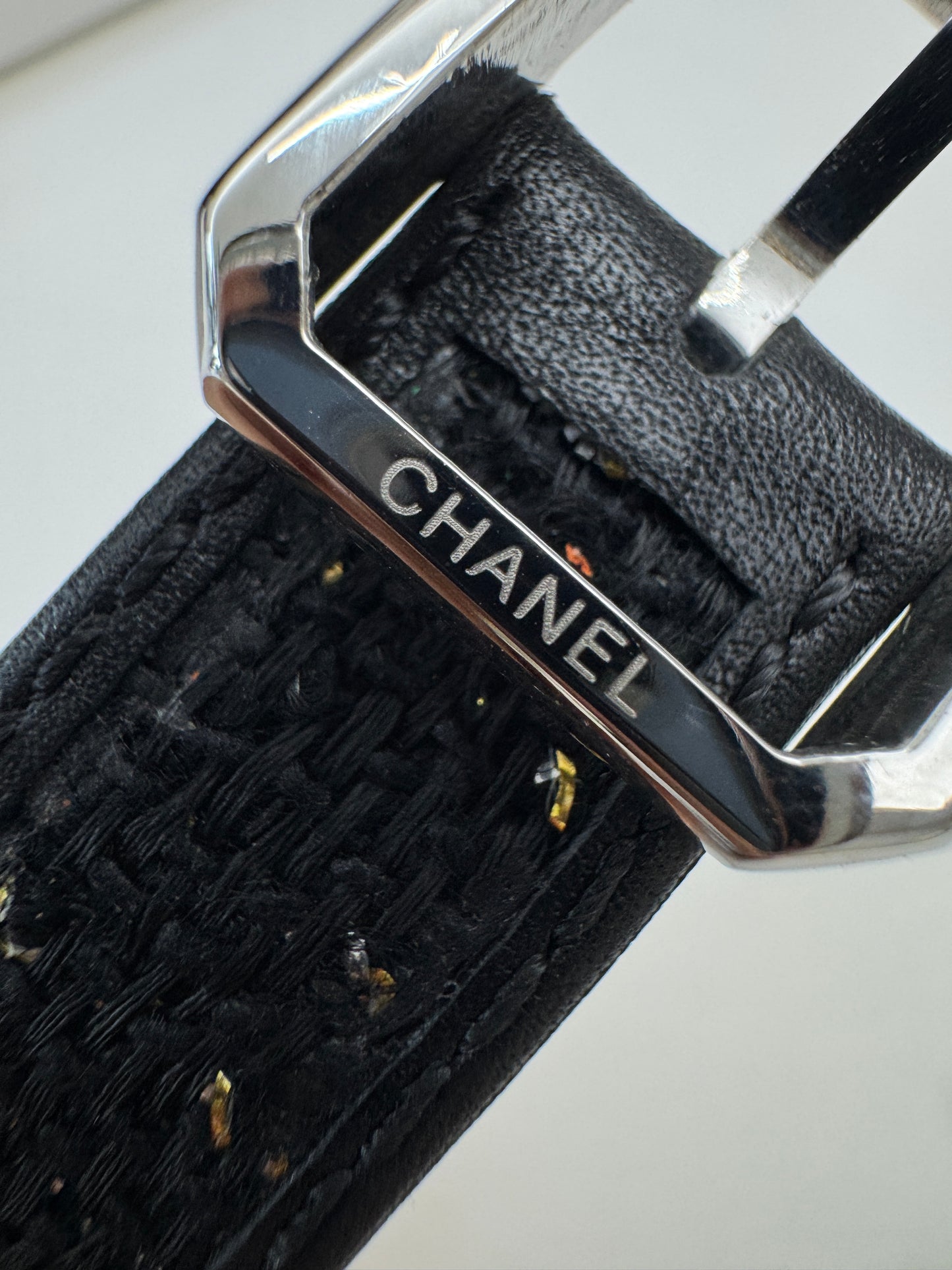 CHANEL Boyfriend Watch Tweed
