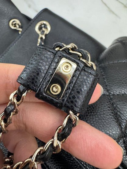 CHANEL 青蛙Duma 荔枝牛皮 Large