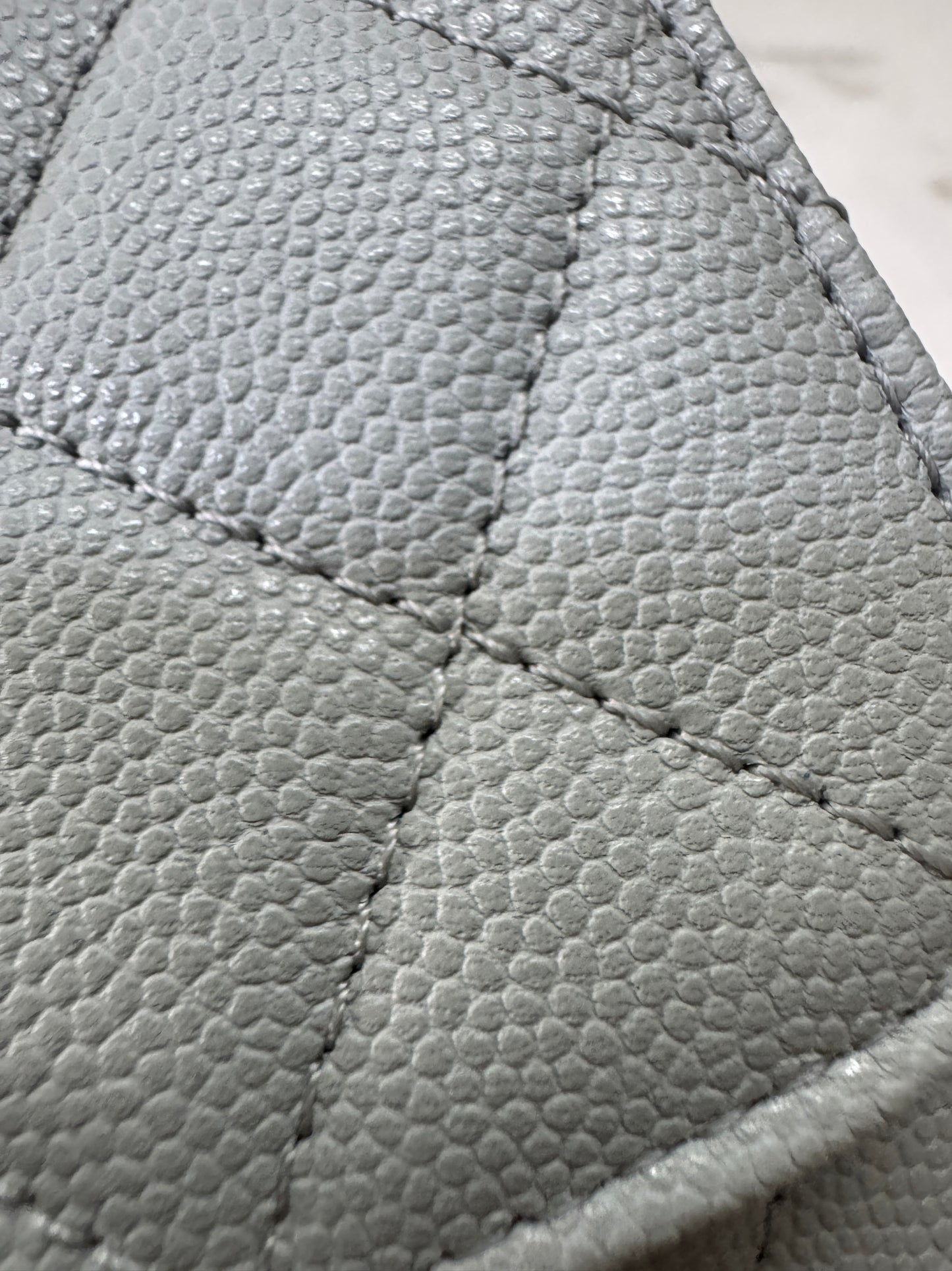 CHANEL 超Mini Coco Handle 24K 灰藍色