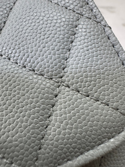 CHANEL 超Mini Coco Handle 24K 灰藍色