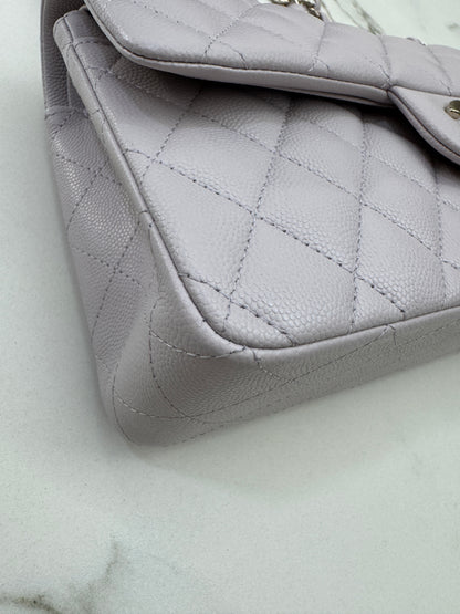 CHANEL CF23 Small 21S Liliac Caviar Calfskin GHW