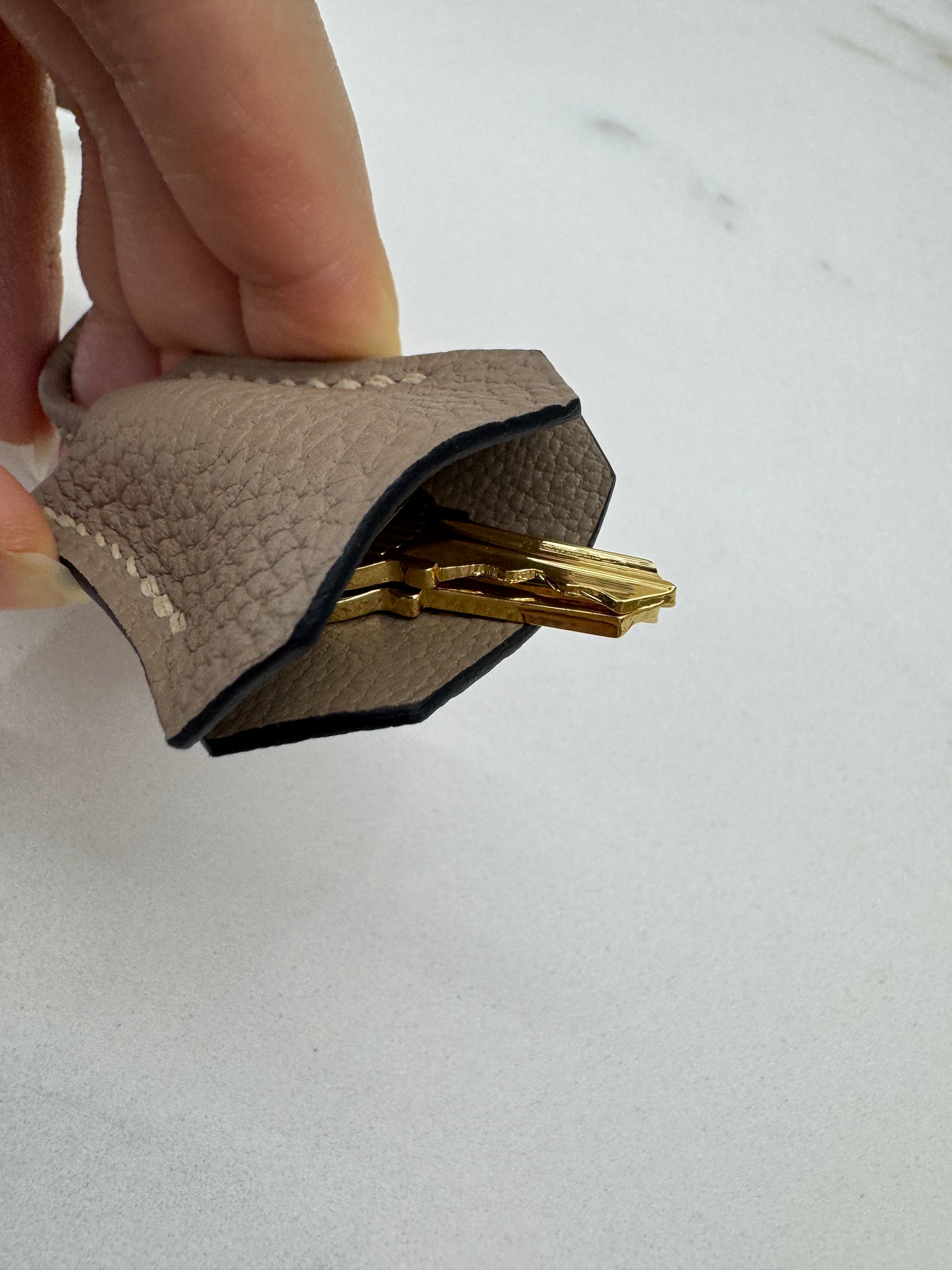 HERMES Kelly 25 斑鳩灰金扣 內縫 Togo 81 Gris Tourterelle GHW