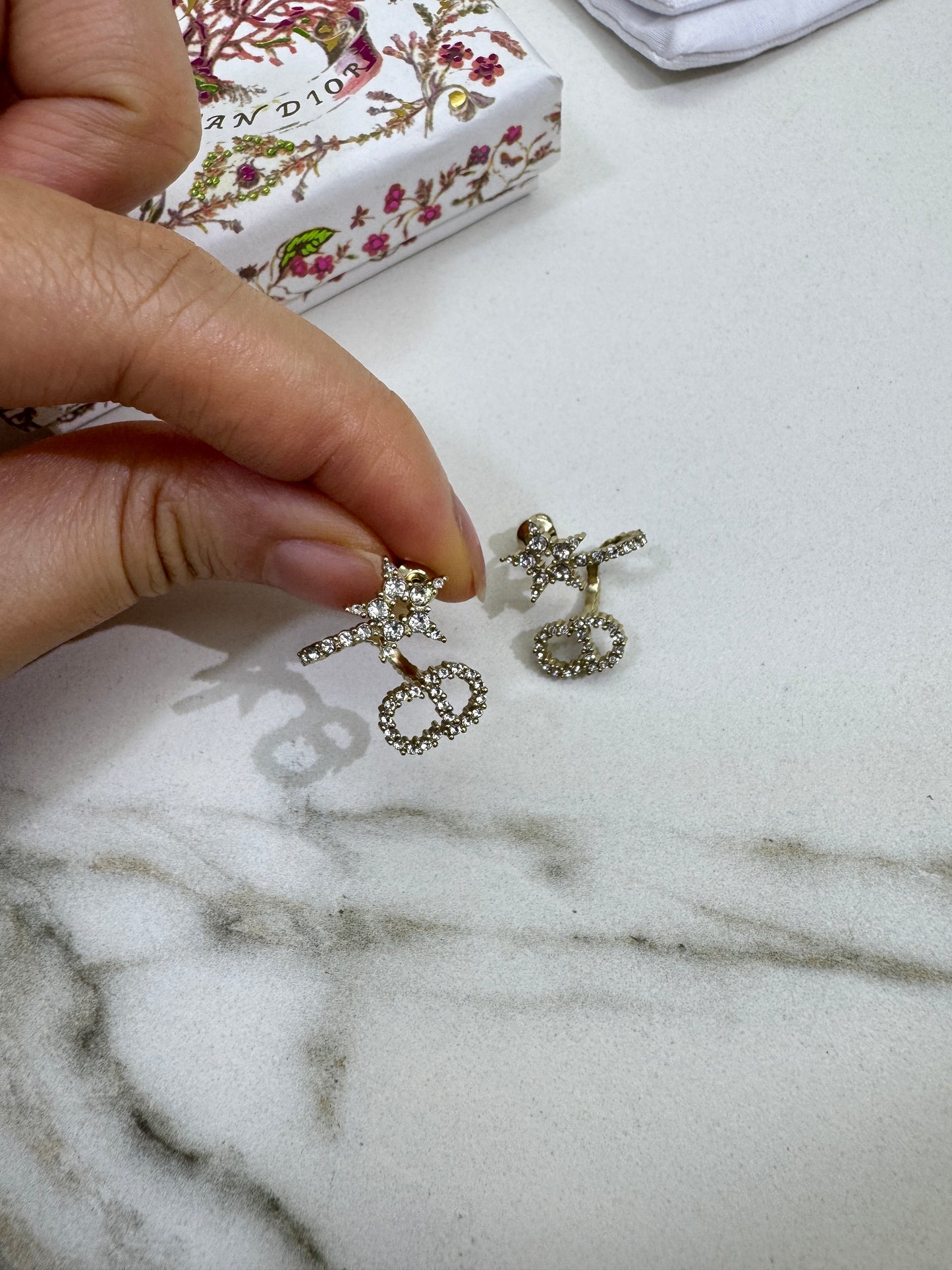 DIOR Claire D Lune 耳環