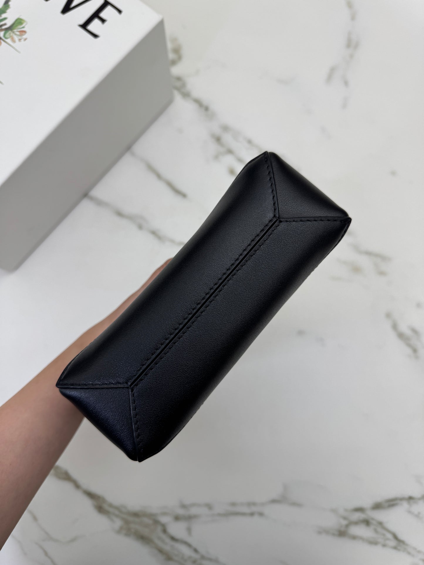 LOEWE Puzzle Fold Pouch Black