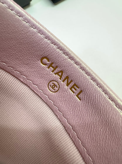 CHANEL 24S櫻花粉 Cardholder