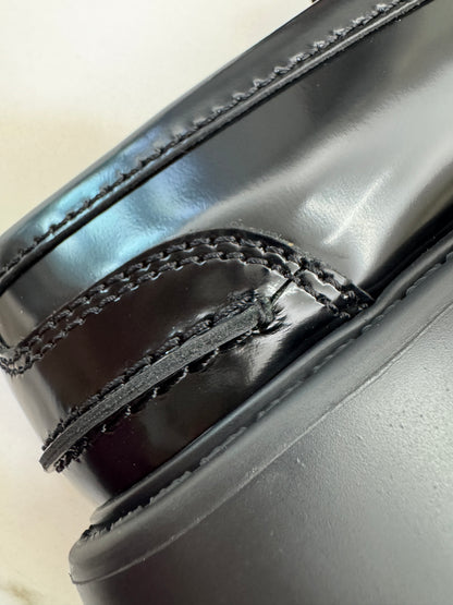 MIU MIU 金幣厚底Loafers 黑色