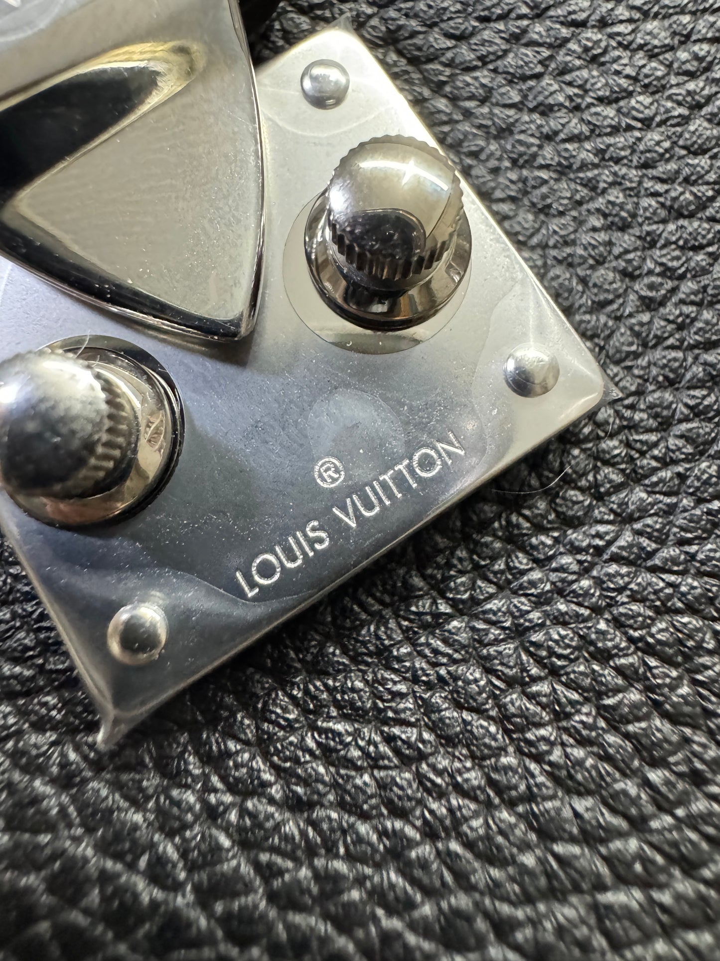 LV Side Trunk MM 黑色皮款