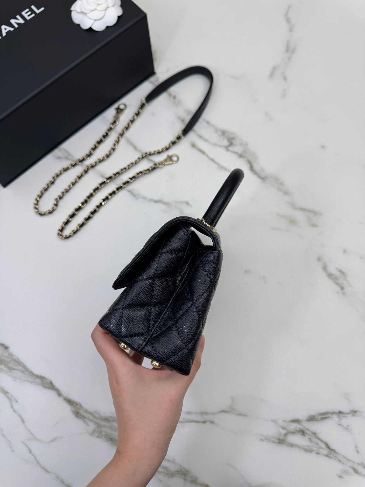 CHANEL Mini Coco Handle 黑色