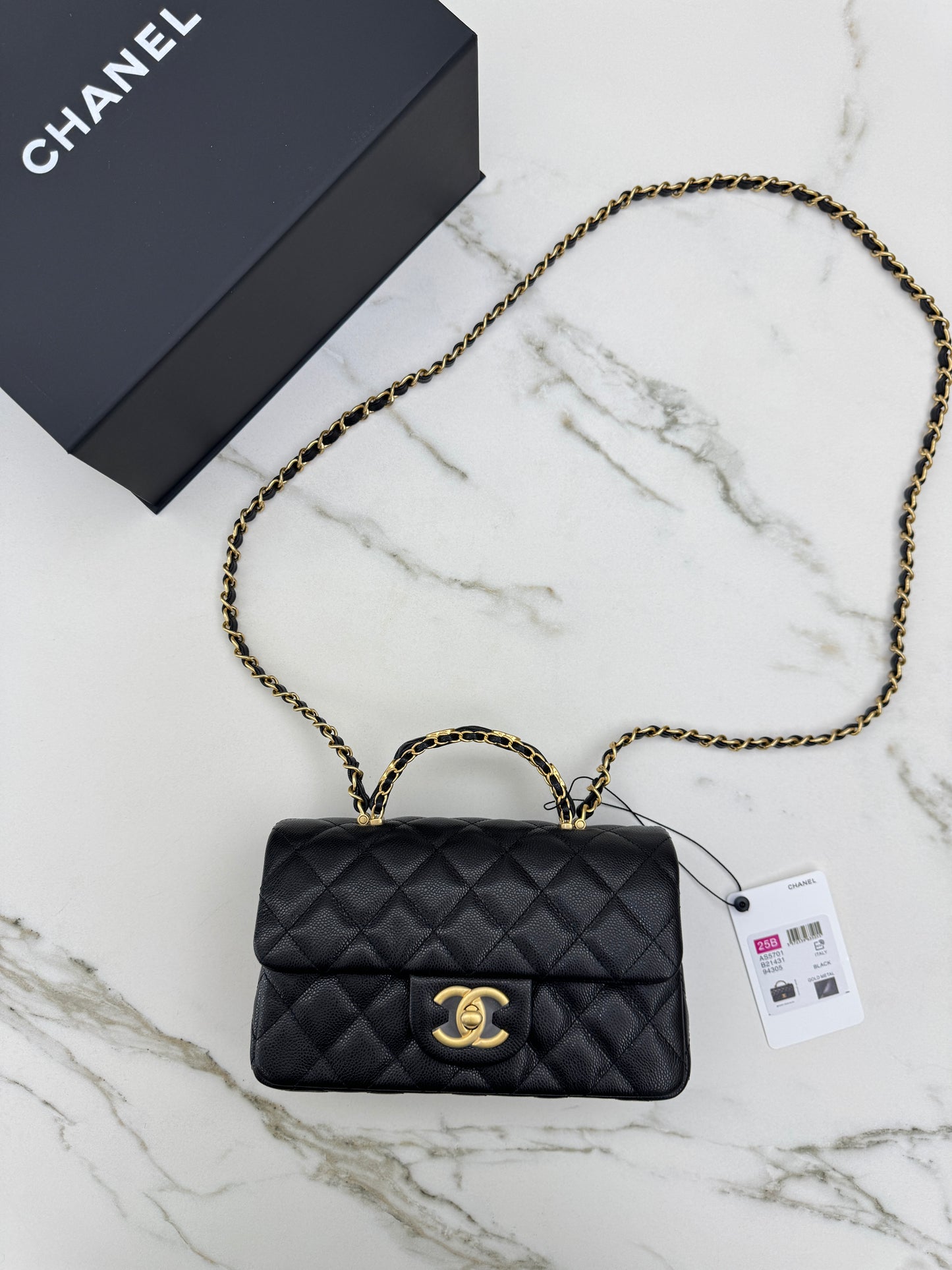 CHANEL 25B Mini CF Top Handle