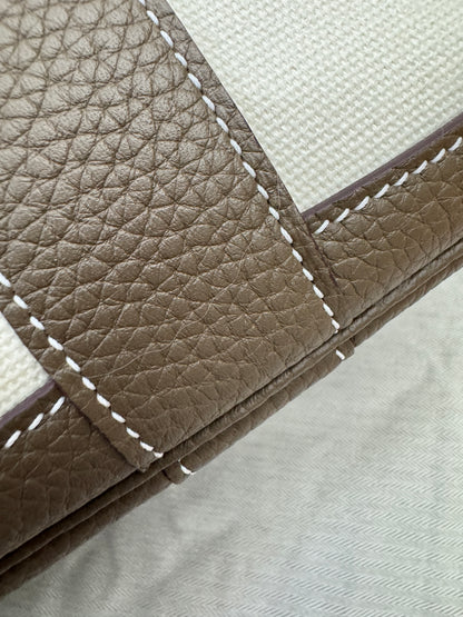 HERMES Garden Party 36 大象灰Negonda拼帆布