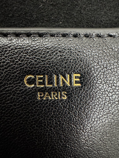 CELINE Soft Triomphe Half Moon 黑色