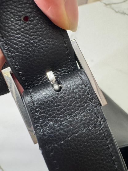 YSL LE 5 A 7 Hobo 黑銀 Large