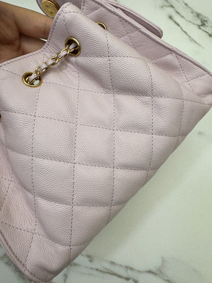 CHANEL Mini 25Bag 26C 淺粉