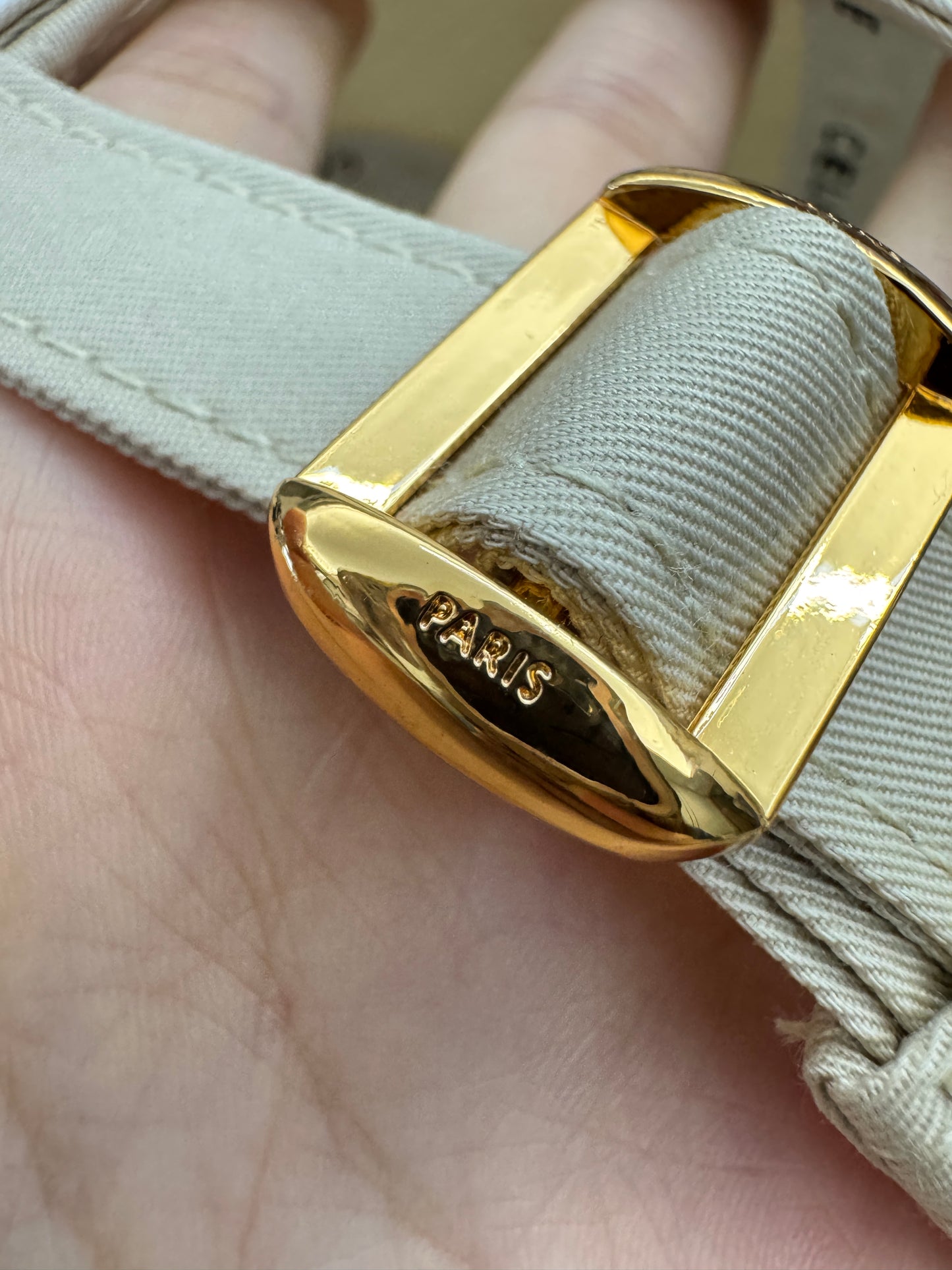 CELINE 凱旋門棒球帽 香草淺杏色