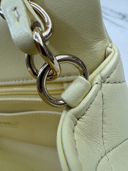 CHANEL Mini CF20 25S小雞黃 Lambskin