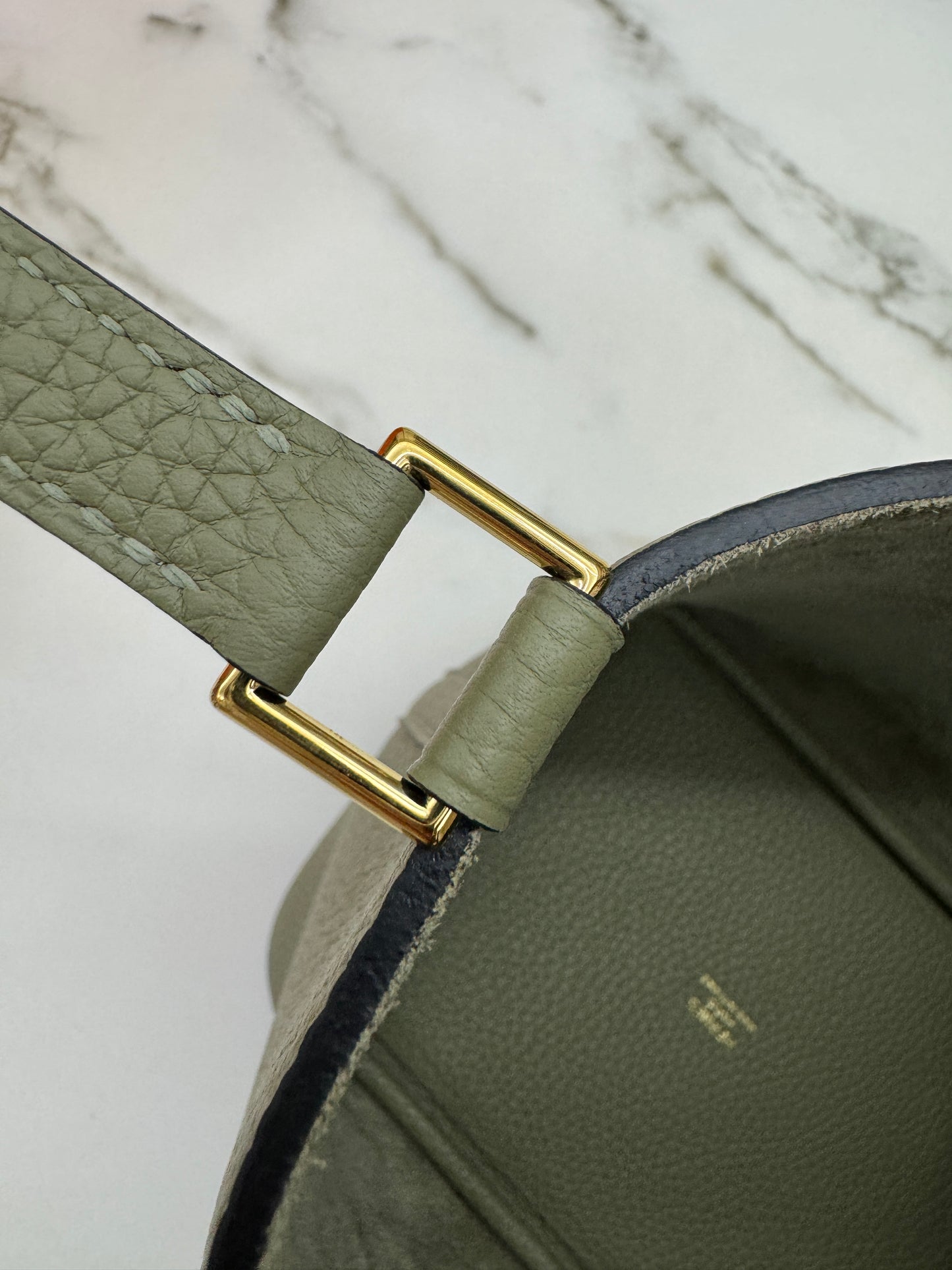 HERMES Picotin Lock 18 鼠尾草綠金扣 Q1 Sauge GHW￼