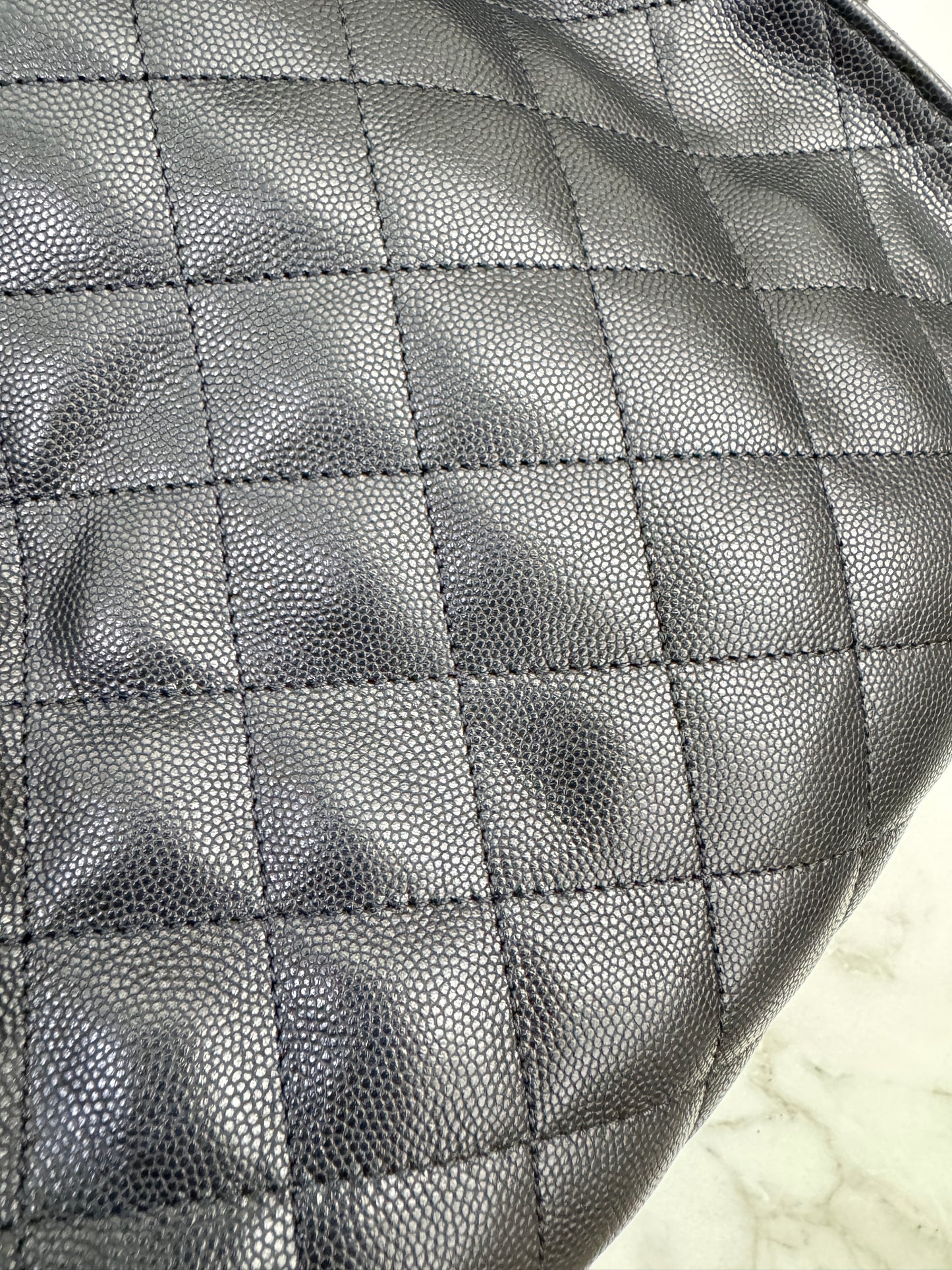 CHANEL 25Bag Medium 黑色荔枝皮