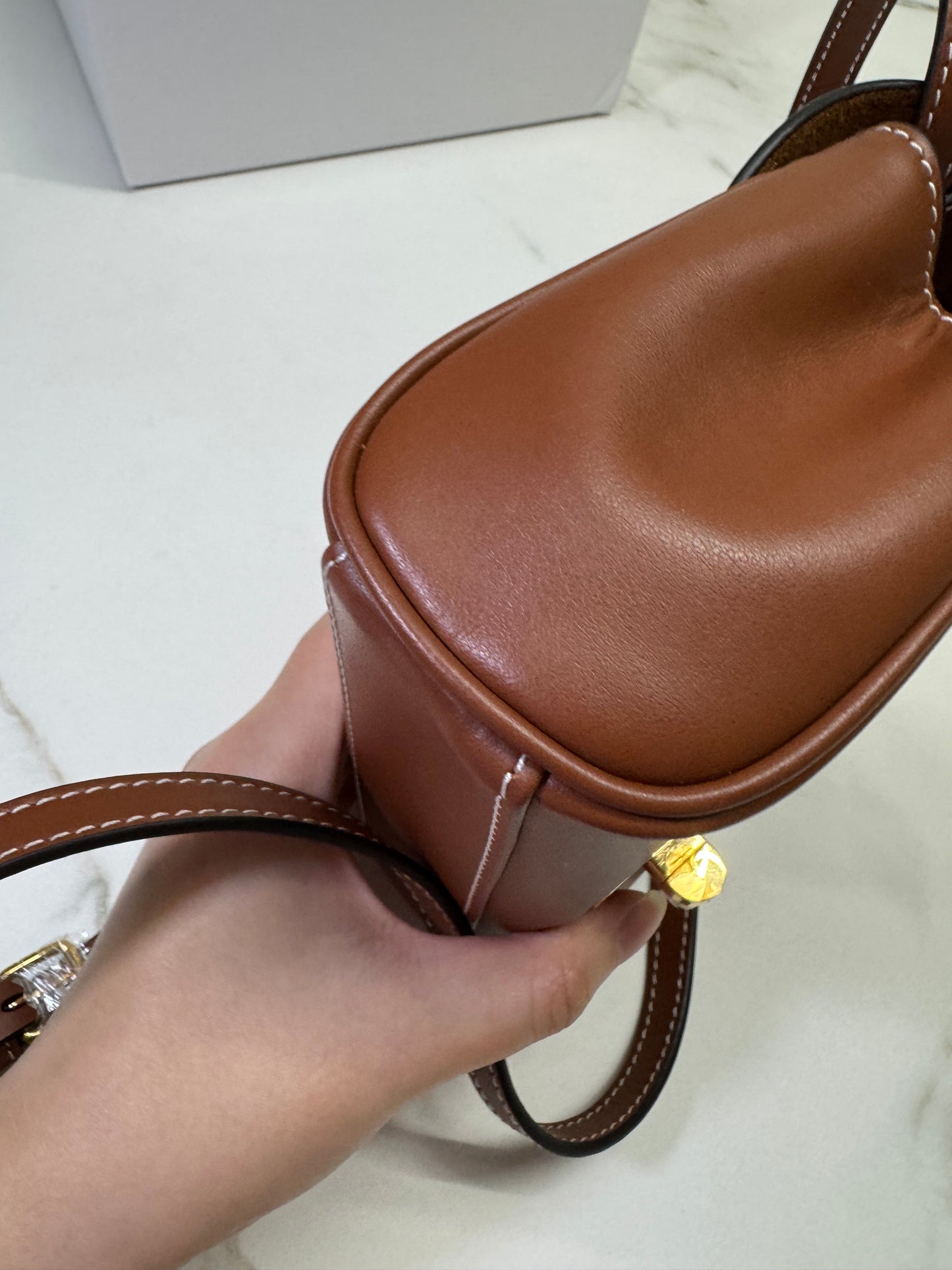 CELINE Mini Soft 16 棕色