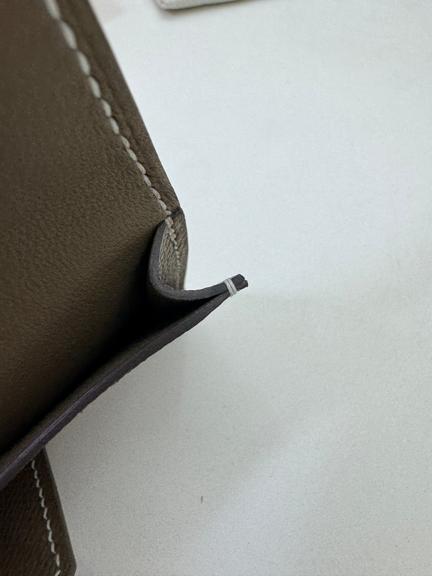 HERMES Bearn Mini Wallet 帶散紙位 大象灰金扣 Etoupe GHW