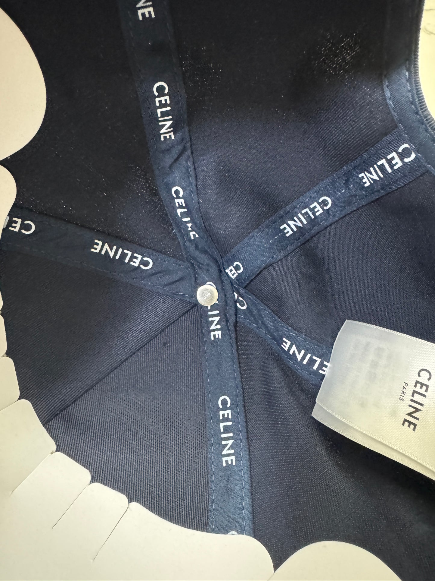 CELINE 凱旋門鴨舌帽 藏藍色