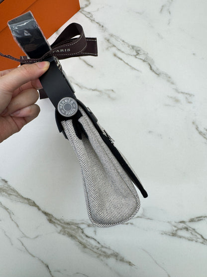 HERMES Mini Herbag 熊貓黑扣