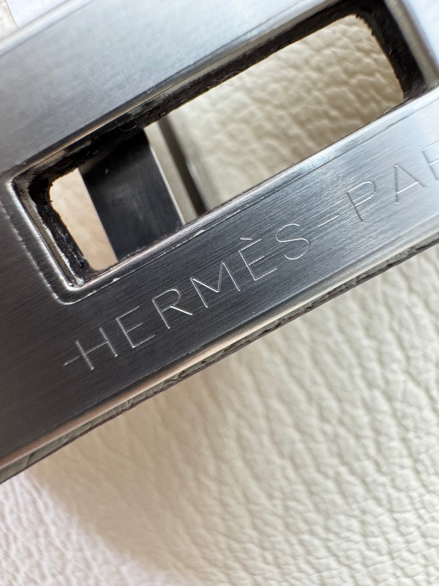 HERMES Birkin 30 SO 珍珠灰拼奶昔白山羊皮 拉絲銀扣 Chevre Mysore Gris Pearl x Craie