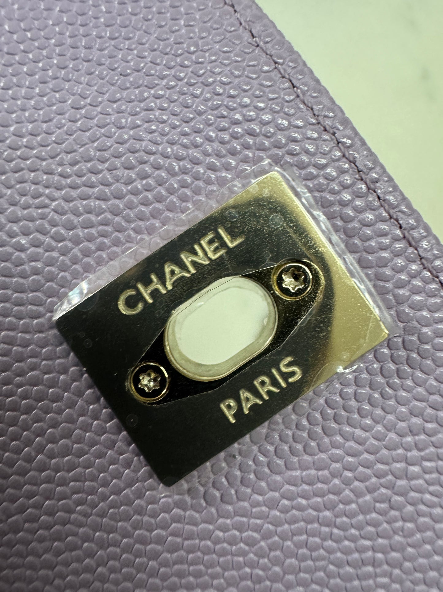 CHANEL Coco Handle 24P紫色 Small