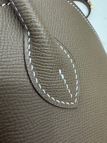 HERMES Bolide 25 大象灰金扣 Epsom Etoupe GHW