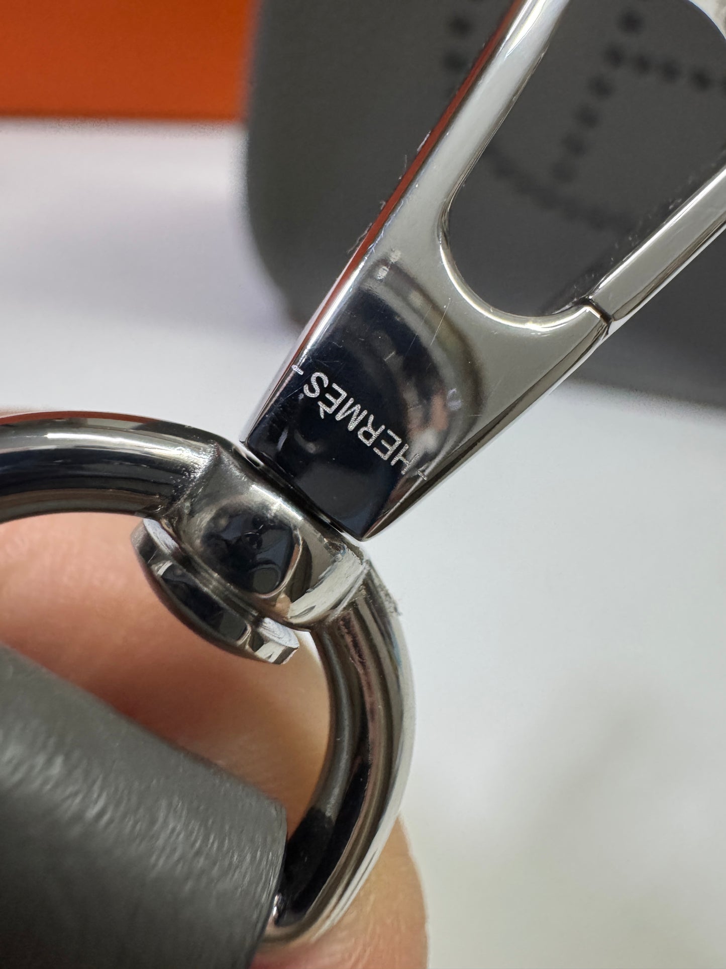 HERMES Mini Evelyn 積雨雲灰 0L Gris Meyer TC 銀扣PHW