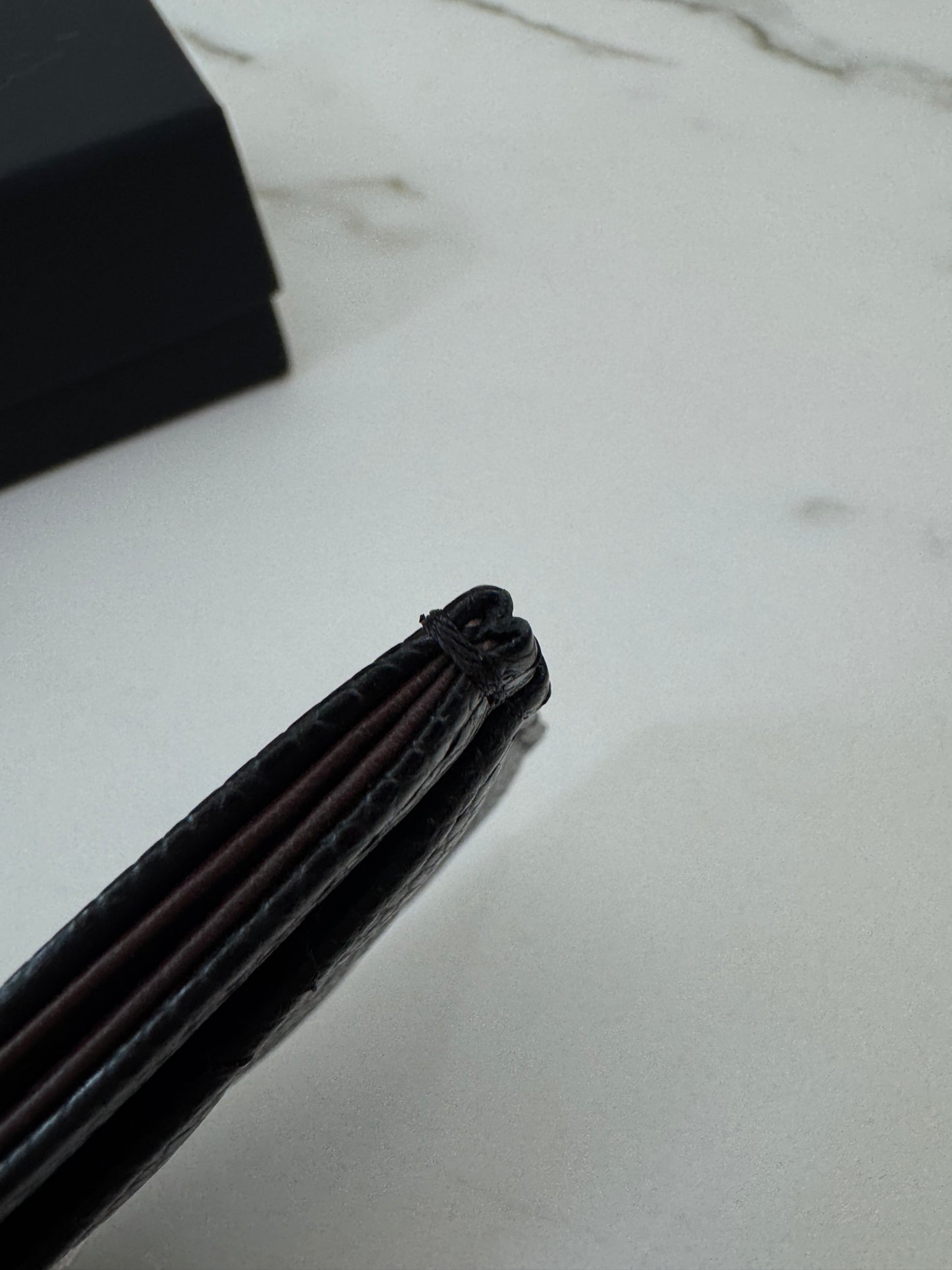 CHANEL 黑銀牛 Cardholder
